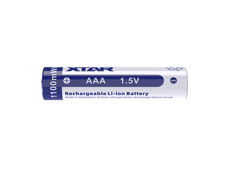 XTAR AAA 1,5V 1200mWh (ca. 700mAh) Lithium Ionen Akku