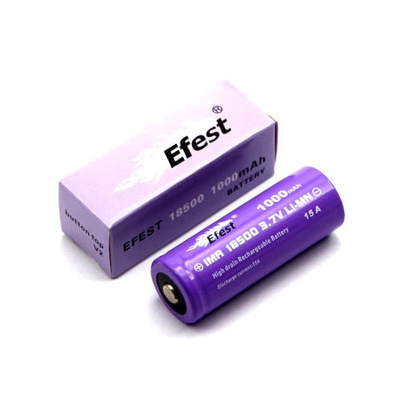 Efest Purple IMR18500 - 1000mAh 3,7V (Button Top, ungeschützt)