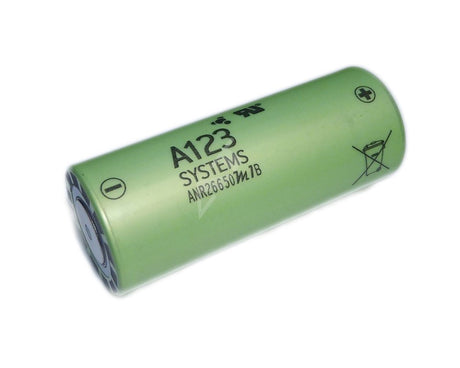 Lithium Werks ANR26650M1B 2500mAh 3,3V LiFePo4 Akku mit Lötfahnen U