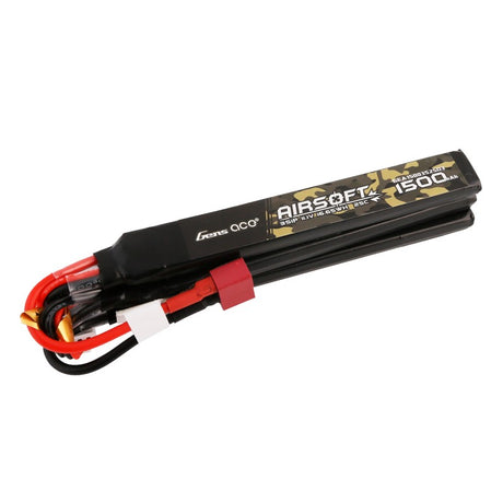 Gens Ace 25C 1500mAh 3S1P 11.1V Nunchuck 3X Airsoft Lipo Batterie mit T-Stecker