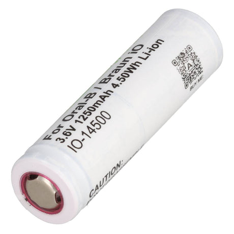 AccuCell 1250mAh Premium Akku komaptibel für Braun IO 6, 7, 8, 9, 10, 3,7 Volt, 48,8x14,1mm