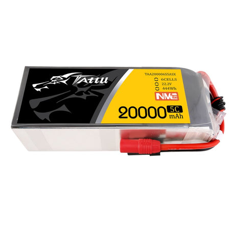 Tattu NMC 6S 20000mAh 22,2V 5C 6S1P Lipo Akkupack mit AS150+XT150 Stecker