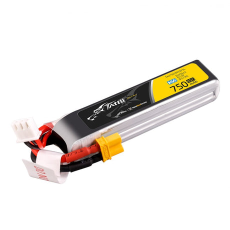 Tattu 2S Lipo Akku 750mAh 95C 2S1P 7,6V HV XT30U-F Langpackung
