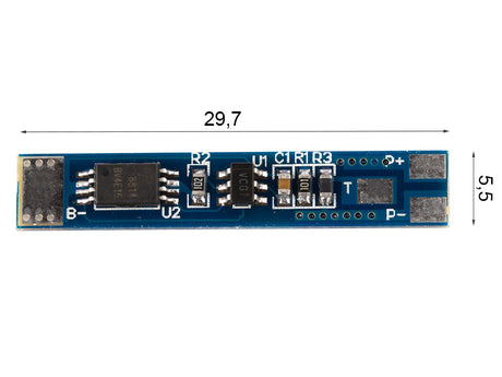 1S PCB - Keeppower PCM KP-1S5530-V2 (Schutzelektronik) 1MOS