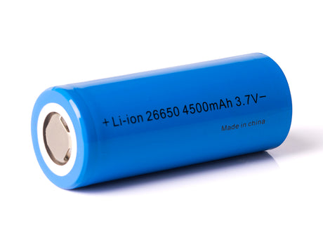 Keeppower 26650A Li-Ionen-Akku 3,6V - 3,7V mit 4500mAh Kapazität und 15A Entladestrom