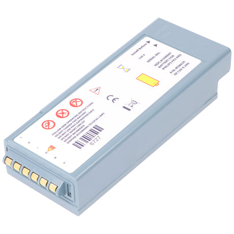 AccuCell Lithiumbatterie passend für Philips, Laerdal Heartstart Forerunner 2, 2+, M3863A