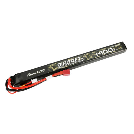Gens Ace 25C 1400mAh 3S1P 11.1V Airsoft Lipo Batterie mit T-Stecker