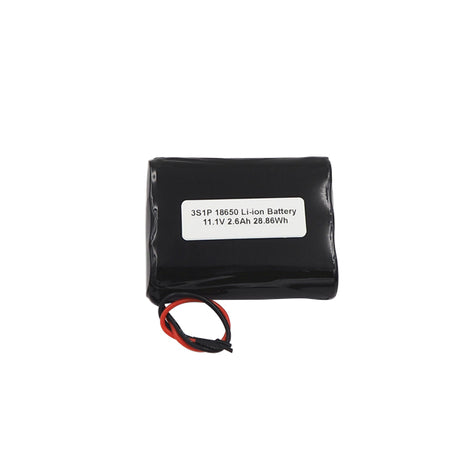 Keeppower 3S1P -18650 - 2600mAh - 10,8V -11,1V Li-Ion Akkupack mit BMS-Schutz mit Kabelanschluss