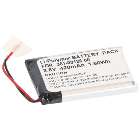 AccuCell Akku passend für Garmin Fenix 6X, Li-Polymer, 3,8V, 420mAh, 1,59Wh, ohne Werkzeug