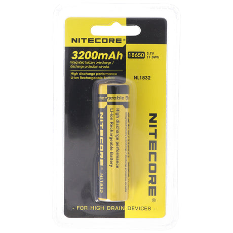 NiteCore 18650 3,7V 3100mAh Li-Ion Akku