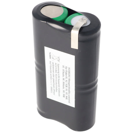 AccuCell Akkupack für Fluke ScopeMeter PM9086 Akku NiMH 4,8 Volt 4000mAh