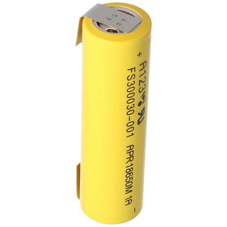 A123 APR18650M-A1 1100mAh 3,2V - 3,3V LiFePo4 Akku Lötfahne U-Form