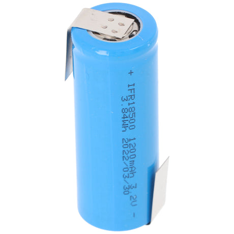 EIZfan IFR 18500 3,2V 1200mAh LiFePo4 Flat Top ungeschützt Lötfahne Z