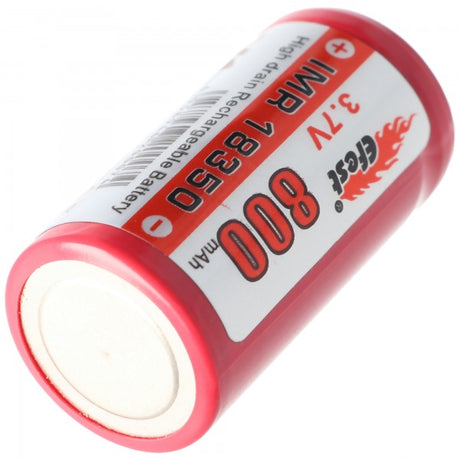 Efest IMR 18350 V1 3,7V 800mAh Pluspol flach ungeschützt Li-Ion Akku