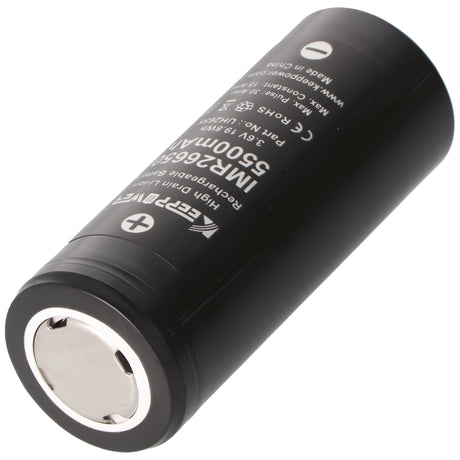 Keepower IMR 26650 Li-Ion Akku 5500mAh 3,6V - 3,7V 15A konstant