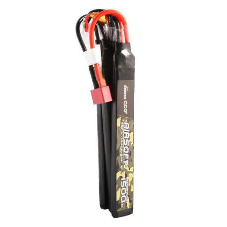 Gens Ace 25C 1500mAh 3S1P 11.1V Nunchuck 3X Airsoft Lipo Batterie mit T-Stecker
