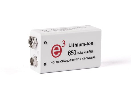 Soshine Li-7.4V-650S 9V-Block 6LR61 6F22 650mAh Li-Polymer-Akku