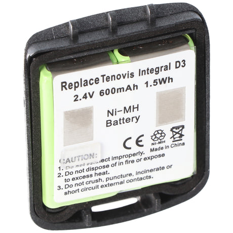 AccuCell Akku passend für Tenovis Integral D3 Mobile mit Gehäuse