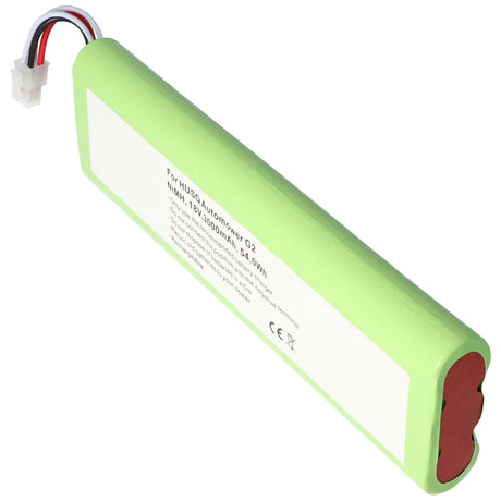AccuCell Akku passend für Husqvarna Automower 260ACX, G2 2006, NiMH, 18V, 3000mAh, 54,0Wh