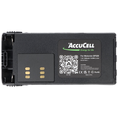 AccuCell Akku passend für Motorola GP320, GP340, GP360, HNN9008 1300-1500mAh