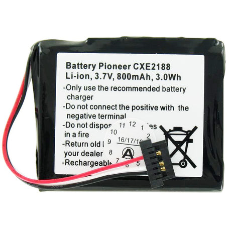 AccuCell Akku passend für Pioneer CXE2188 , AVIC-F320BT, Akku 338937010176