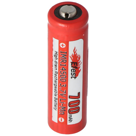 Efest IMR 14500 V2 Akku 3,7V 700mAh Pluspol erhöht Li-Ion Akku