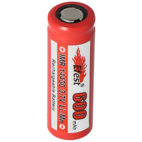 Efest IMR 14430 3,7V 600mAh Pluspol flach Li-Mn Akku