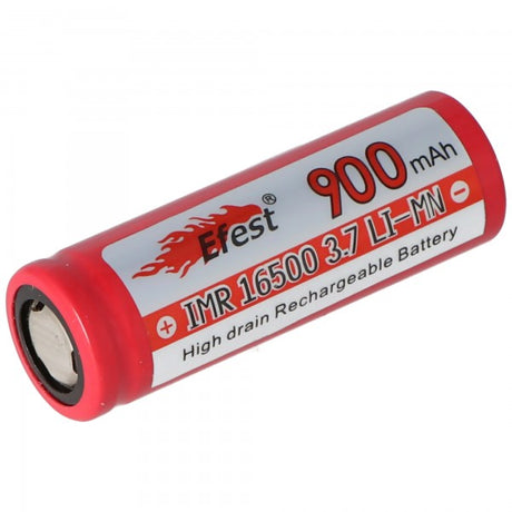 Efest IMR 16500 3,7V 900mAh Pluspol flach Li-Ion Akku