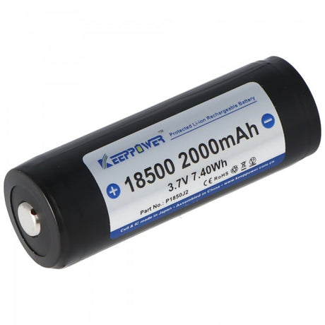 Keeppower 17500 3,7V 1200mA PCB geschützt Li-Ion Akku