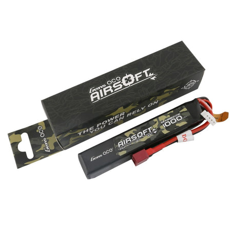 Gens Ace 25C 1000mAh 3S1P 11.1V Airsoft Lipo Akku mit T-Stecker