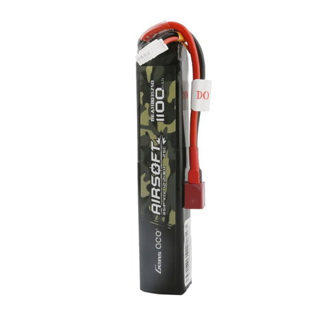 Gens Ace 25C 1100mAh 3S1P 11.1V Airsoft Lipo Akku mit T-Stecker