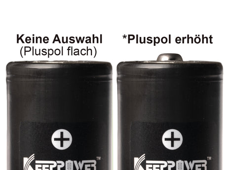 Keeppower 18350 - *1600mAh 3,6V - 3,7V Lithium-Ionen-Akku Entladestrom konstant 5A (Ampere)