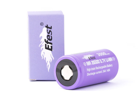 Efest IMR 26500 Li-Ionen 3,6V - 3,7V 3000mAh (Pluspol flach)