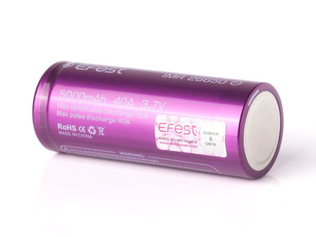 Efest Purple IMR26650 5000mAh, 3,6V - 3,7V, Li-Ion-Akku