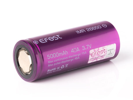 Efest Purple IMR26650 5000mAh, 3,6V - 3,7V, Li-Ion-Akku