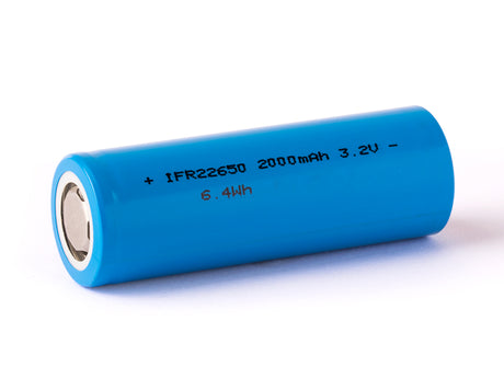 Cottcell IFR22650 3,3V 2000mAh LiFePO4 Akku
