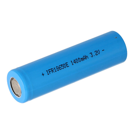 AccuCell 3,2V 1400mAh Solar Akku Lithium 18650 IFR LiFePo4 Akku Flat Top ungeschützt