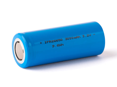 Cottcell IFR26650 3,2V - 3,3V 3000mAh LiFePO4 Akku