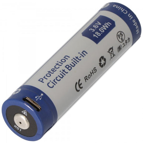 Keeppower 21700 3,7V 5000mAh PCB Schutz inkl. USB-C P2150TC (ohne Kabel) Li-ion Akku