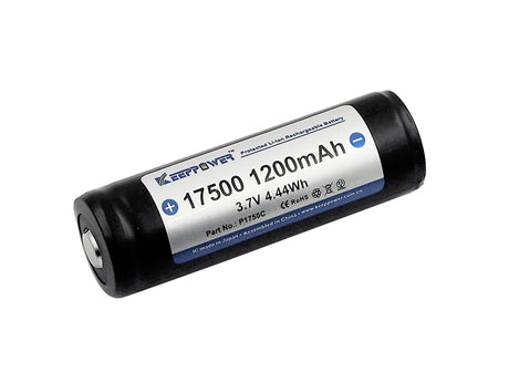 Keeppower 17500 - 1200mAh, 3,6V - 3,7V Li-Ion-Akku geschützt