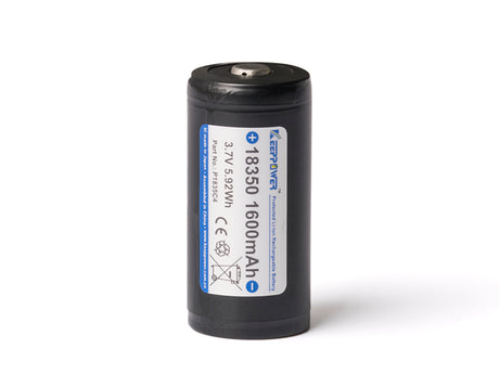 Keeppower 18350 - 1600mAh, 3,6V - 3,7V Li-Ionen-Akku PCB geschützt P1835C4