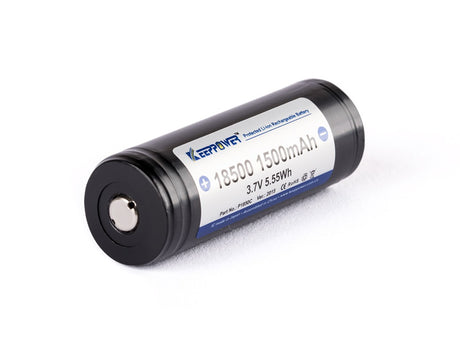 Keeppower 18500 - 1500mAh, 3,6V - 3,7V Li-Ionen-Akku geschützt