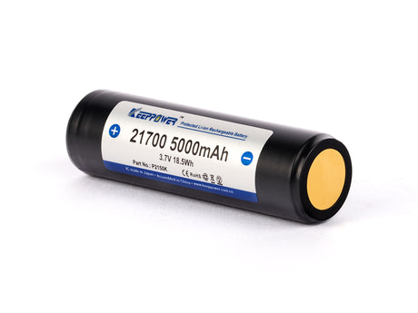 Keeppower 21700 - 5000mAh, 3,6V - 3,7V Li-Ion-Akku PCB geschützt