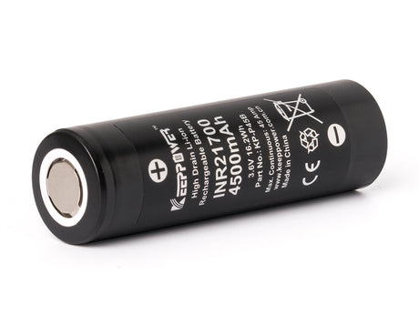 Keeppower / Molicel INR21700-P45B, 4500mAh 45A 3,6-3,7V Li-Ionen-Akku