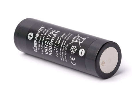 Keeppower / Molicel KP-P50B, 5000mAh* 60A** 3,6-3,7V Li-Ionen-Akku (INR21700-P50B)