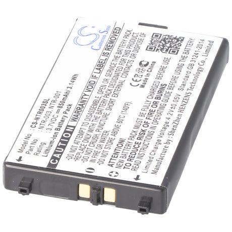AccuCell Akku für Nintendo DS NTR-003, NTR-001 3,7V 550mAh