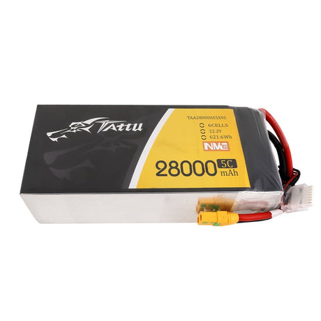 Tattu NMC 6S 28000mAh 22,2V 5C 6S1P Lipo Akku Pack mit XT90-S Stecker