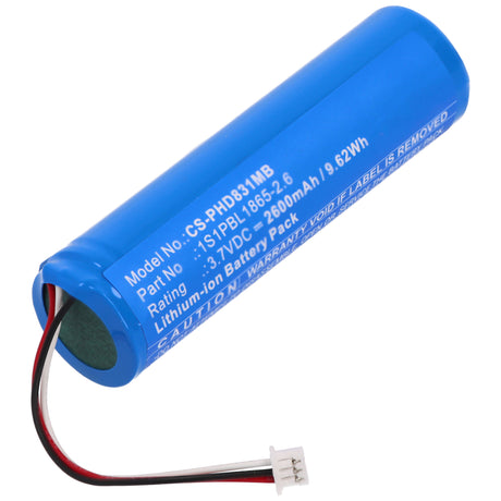 AccuCell Akku passend für Philips Avent SCD833, SCD835, SCD843, SCD845, ersetzt Philips 1S1PBL1865-2.6 Akku, 3,7V 2600mAh