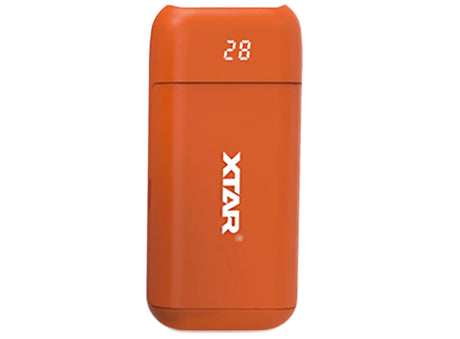 Xtar PB2 2-Schacht Li-Ion Akku Reiseladegerät & Powerbank