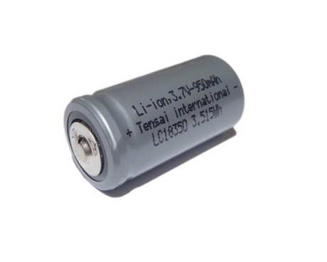 Enerpower LC18350 3,7V 900mAh Pluspol erhöht Li-Ion Akku